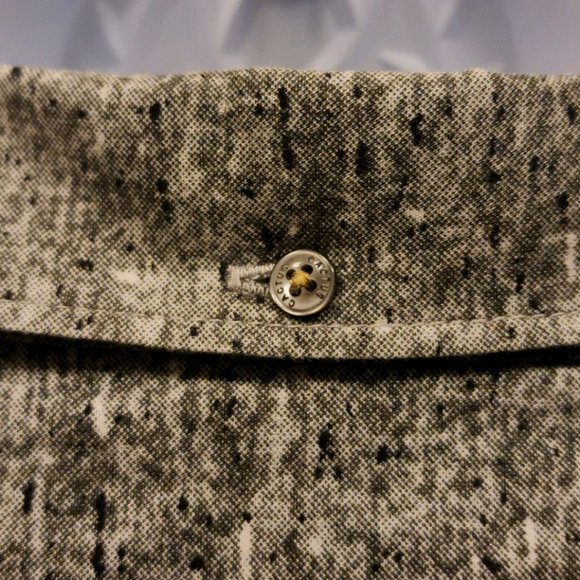 Ricky Singh Casual Shirt, XL, BDC, Gray/White Marled, Contrasting Inner Cuffs - Picture 4 of 8